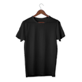 Black Color Cotton T-Shirt For Men