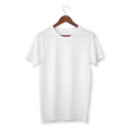 Ultra-Comfort Men’s Lightweight White Cotton T-Shirt